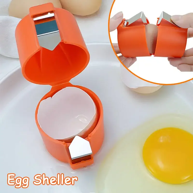 Portable Egg Opening Machine Egg Shell Cutter Egg Beater Handheld Kitchen Baking Tool Quick Egg Opening Separator