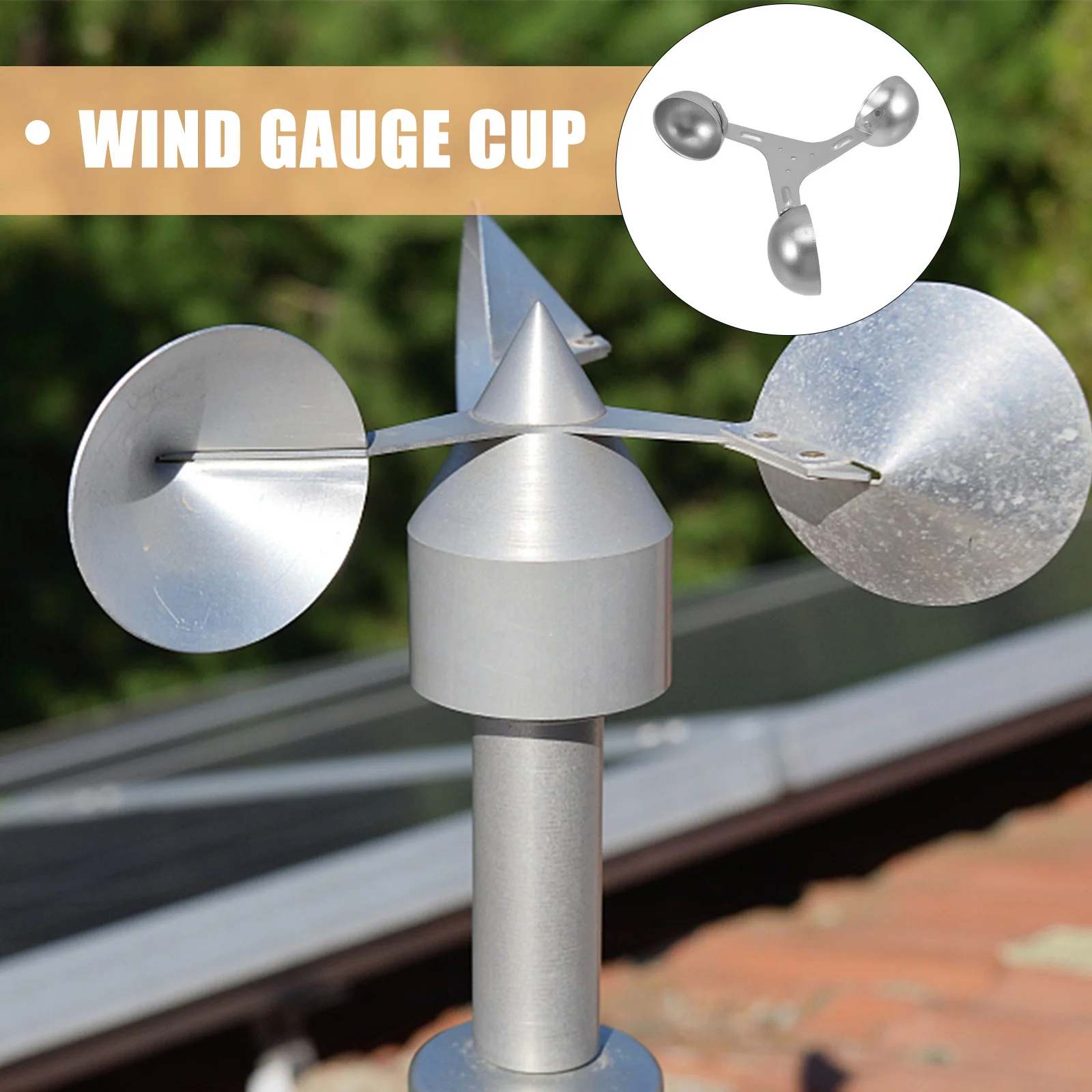 

Professional Wind Sensor 3-Cup Replacement Anemometer Cup for High-Performance Air Flow and Wind Speeds Meter Measurement Tools
