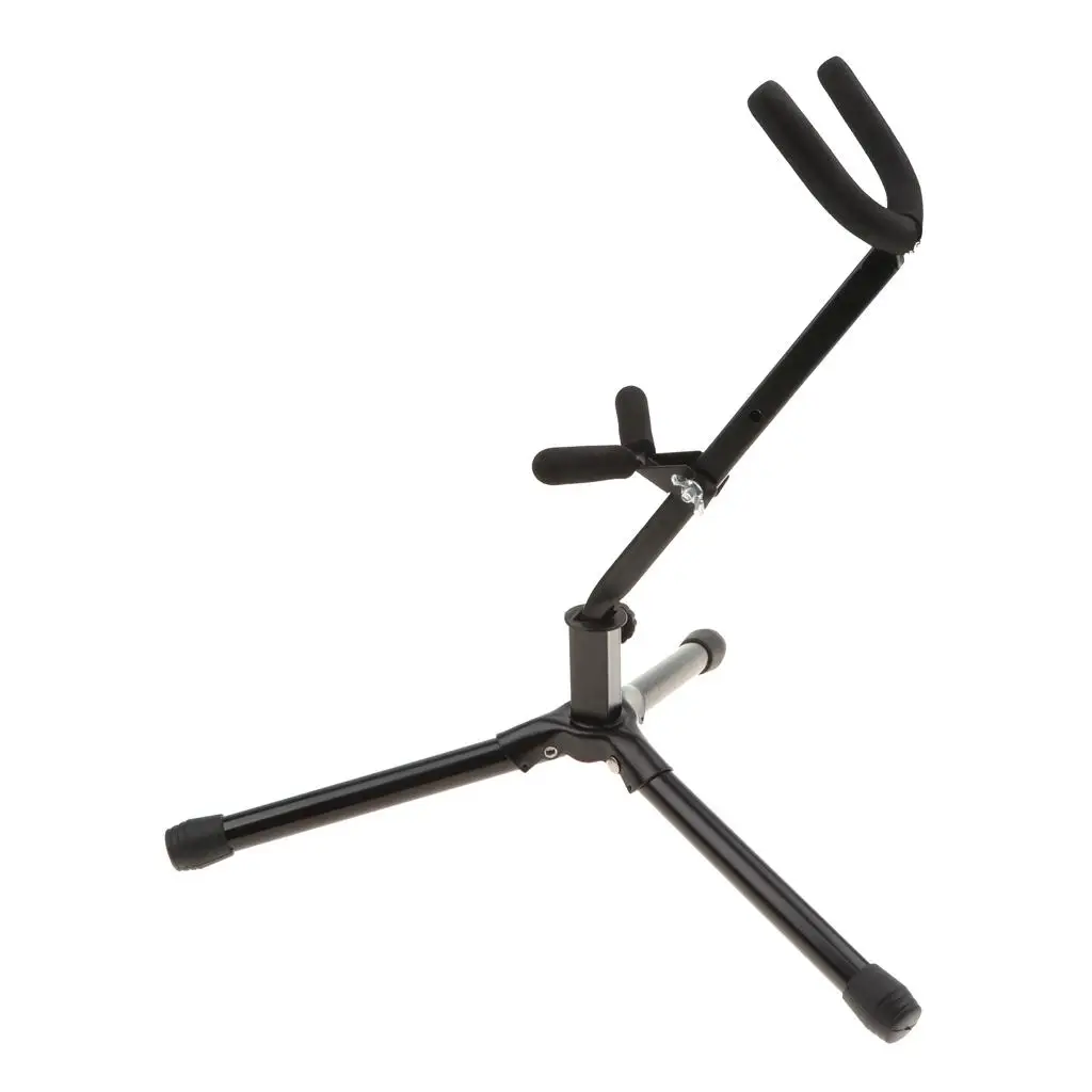 Pratical Folding Saxophone Stand Holder Alto Tenor Rack Sax Accessories