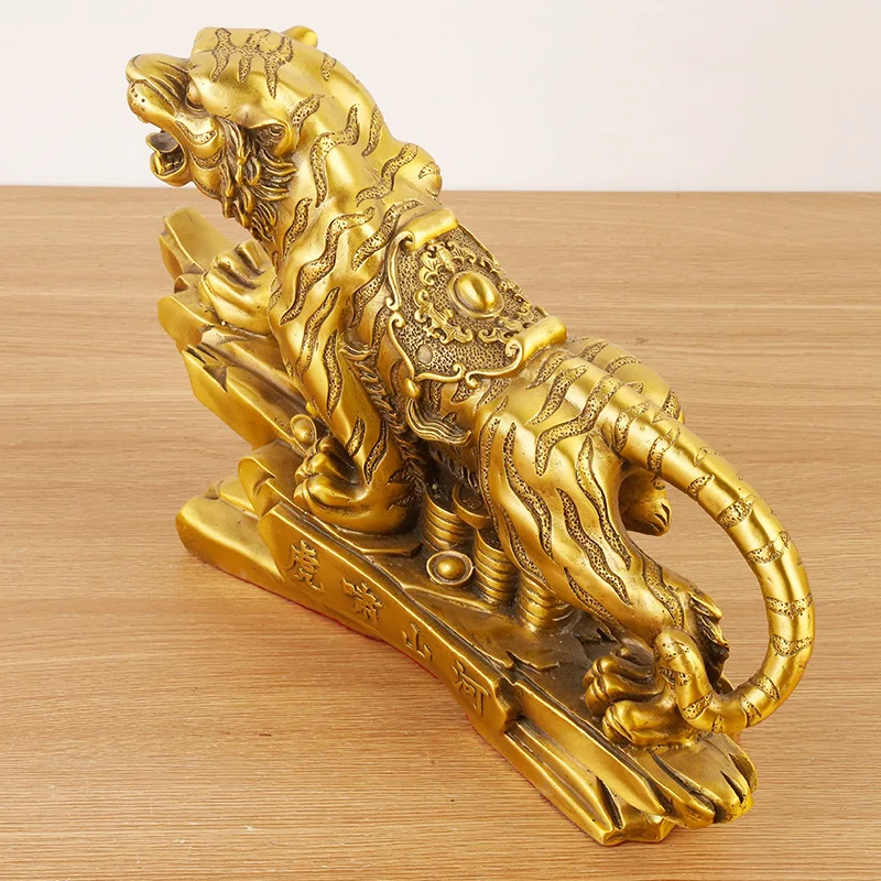 Roar Mountain River Tiger Ornament Home Office Metal Craft Twelve Zodiac Ornaments Wholesale