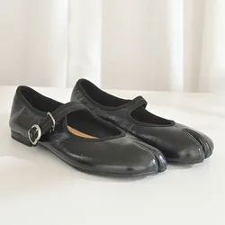 Zapatos planos Mary Jane de cuero para mujer – Cómodos para primavera y verano