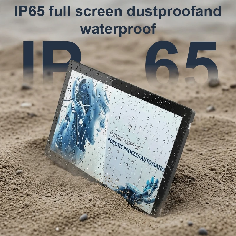 Industrial Panel Computer Fanless IP65 WaterproofTouch Screen 10.1 13.3 15.6 21.5 Inch Embedded I3 I5 I7 All In One PC