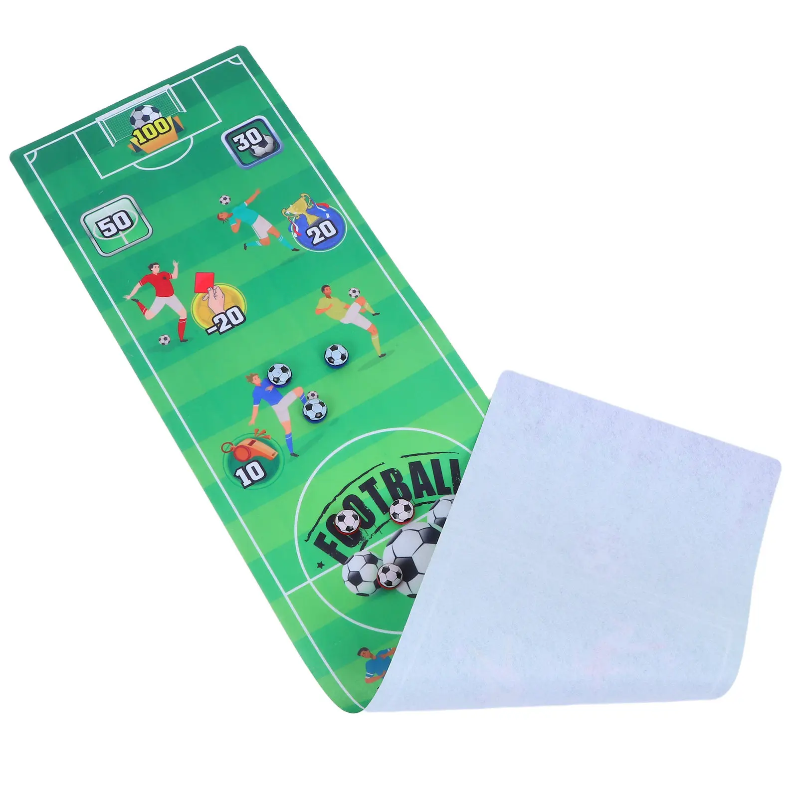 

Mini Tabletop Soccer Game Compact Indoor Football Table for Children Toddlers Adults Hand Eye Coordination Training Strategic