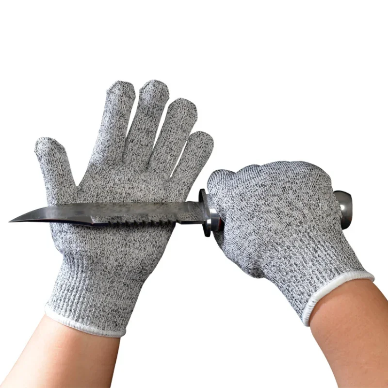 Grau 5 Anti-Cut Hand Gloves, Anti-Cut, Hand Protective Supplies, Jardinagem, Luvas de Proteção do Trabalho do Jardim