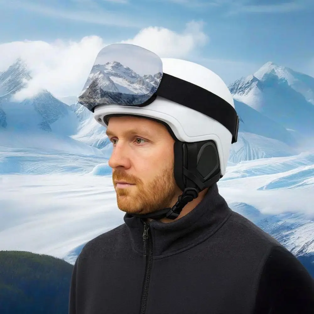 Microfiber Material Ski Goggle Cover Scratch Protection Dustproof Snowboard Goggle Cover 3D Dust Protection Cover Snowboard Gear