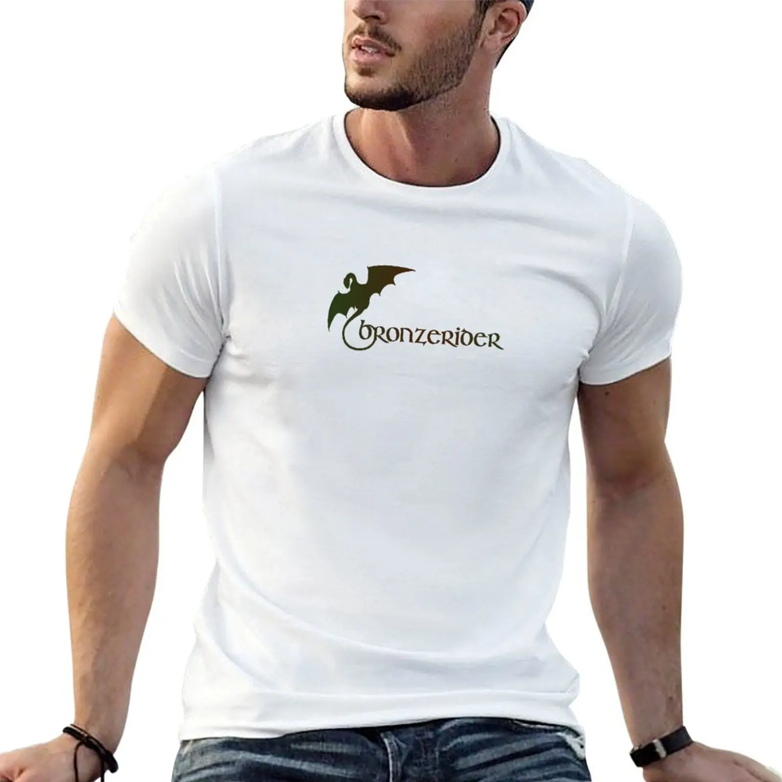 

Bronzerider T-Shirt t shirt man casual man t shirt heavy cotton T-Shirt