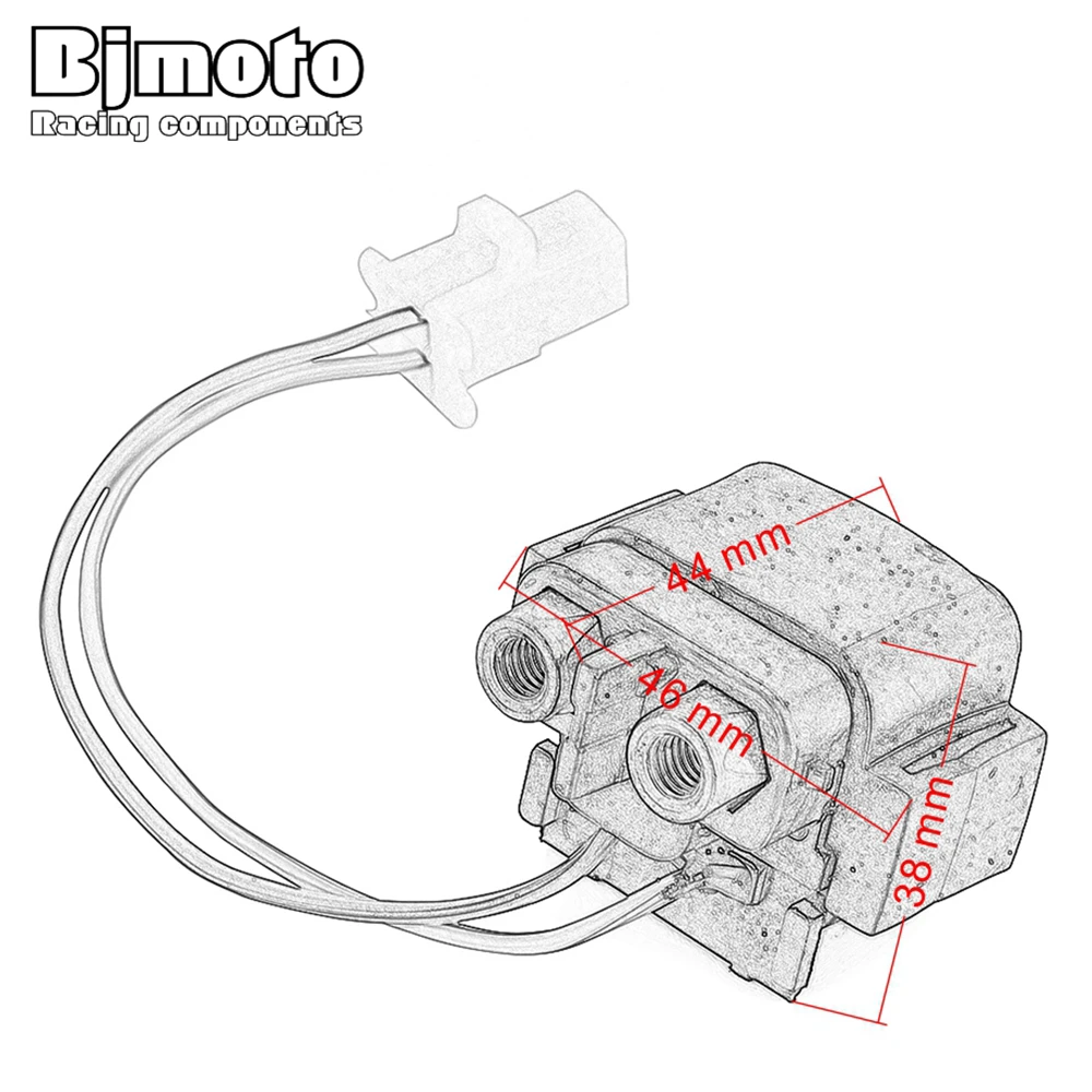 Solenoide relè di avviamento per Yamaha SR 125 XN 125 Teos SE0412000-2001 YFM 80 RW Raptor AB02W 2007 YN 100 Neos SB041 2001