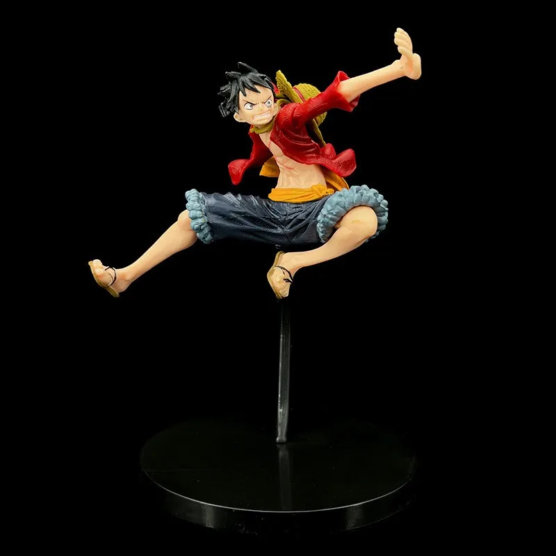 One Piece Anime Figure Monkey D Rufy Action Figures Statua Figurine Collezione Modello Giocattoli per bambole Ornamento da tavolo per regali per ragazzi