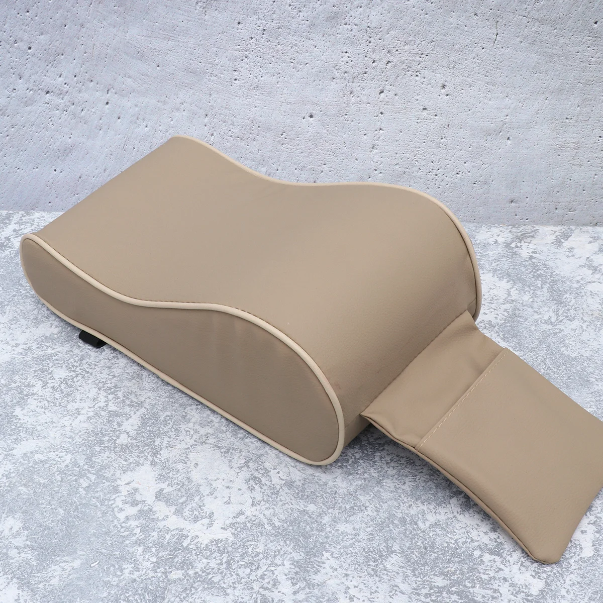

Universal Car Center Console Cushion Black Car Armrest Cushion Raise Height Relieve Fatigue Adjustable Straps