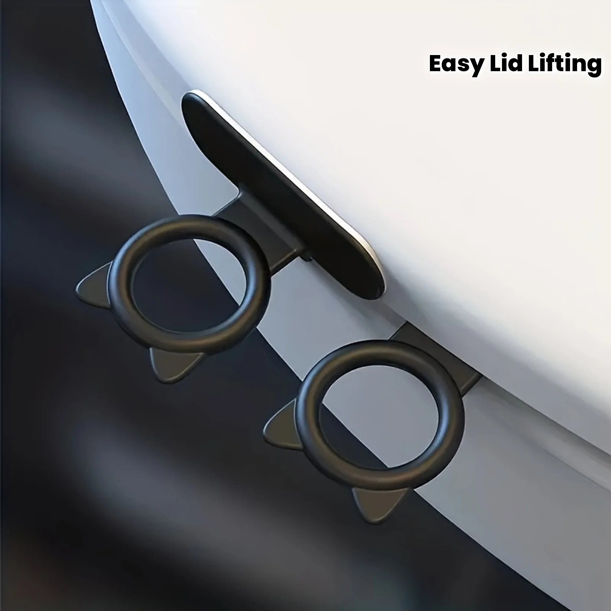 2Pcs Toilet Lid Lifter, Ergonomic Handle & Hygienic No-Touch Use, Easy-Clean Durable Material,Fit for Bathroom Lid Lifting