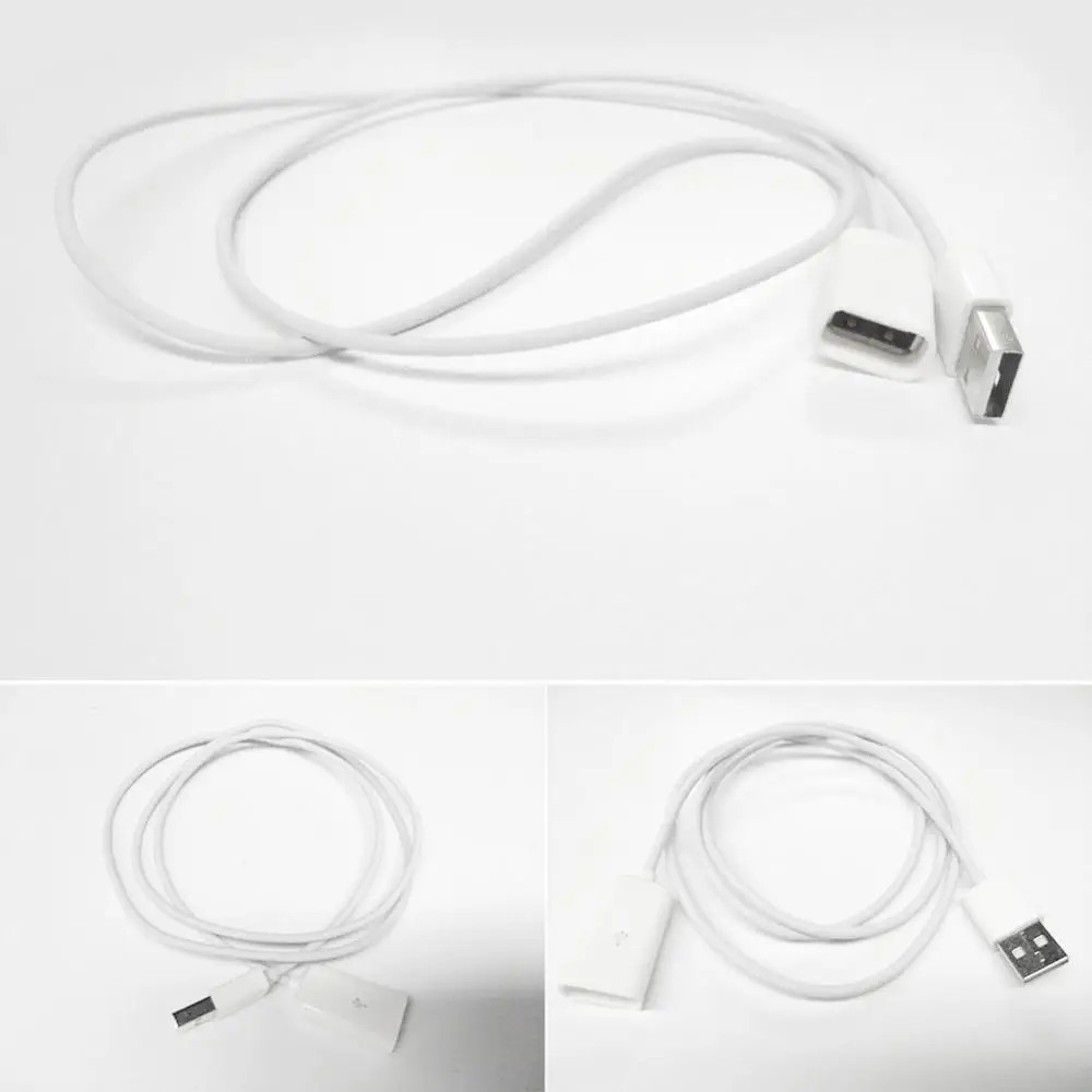 New 1m/50cm USB 2 0 Male to Female Data Transfer USB Extension Cable for iPhone