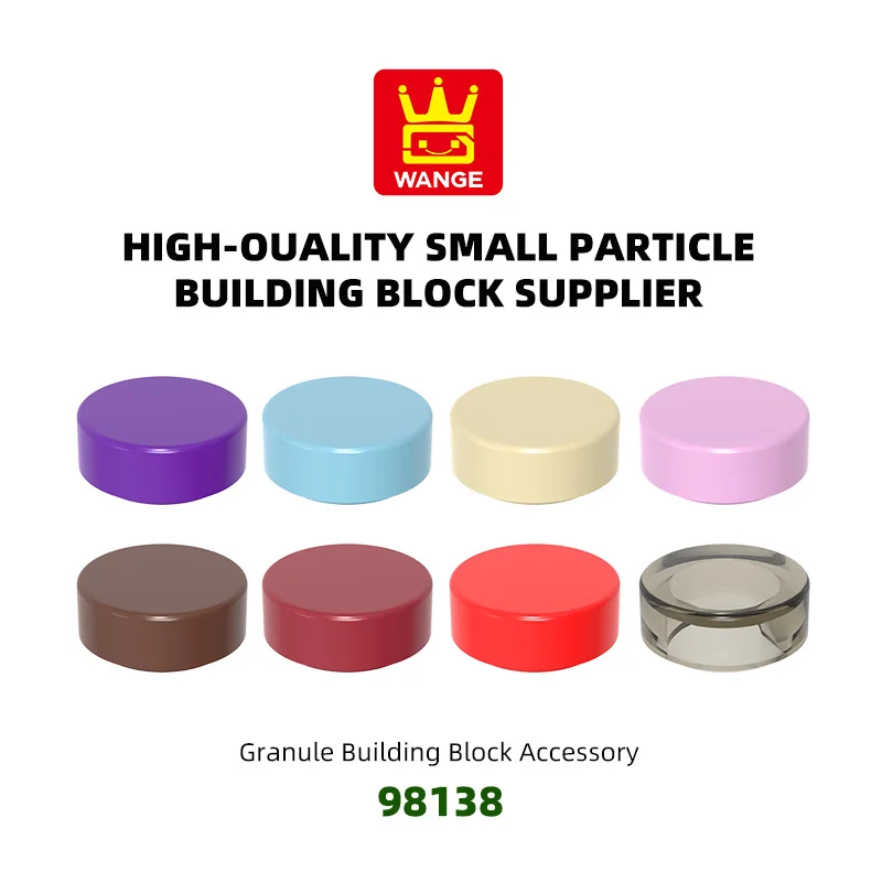 

Wange 98138 100g/847Pcs Cylindrical Sleeve Tile Round Block Moc Art Design Accessories Compatible with Bricks Children Toys Gift