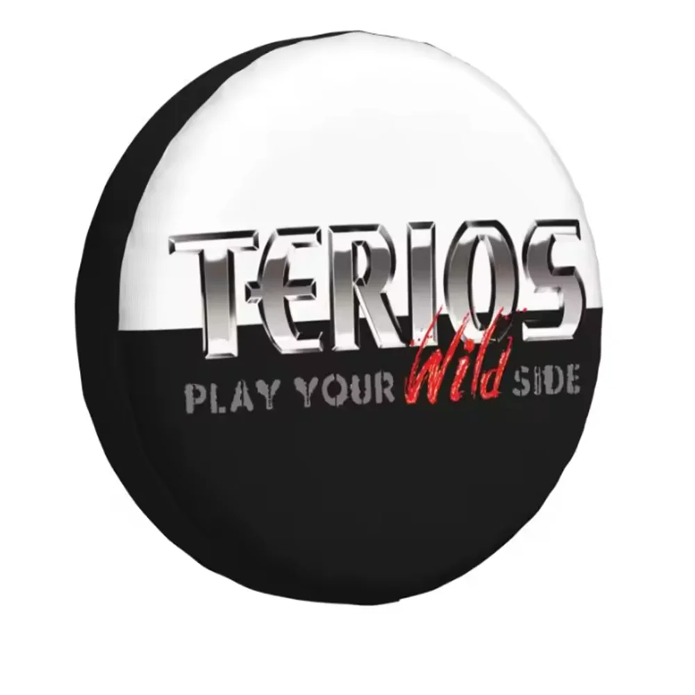 1 × سيارة نمط البوصلة بولي كلوريد الفينيل بولي Leather الجلود قطع غيار عجلة غطاء الإطارات حامي الحقيبة ل دايهاتسو تيريوس تويوتا هوندا اكسسوارات