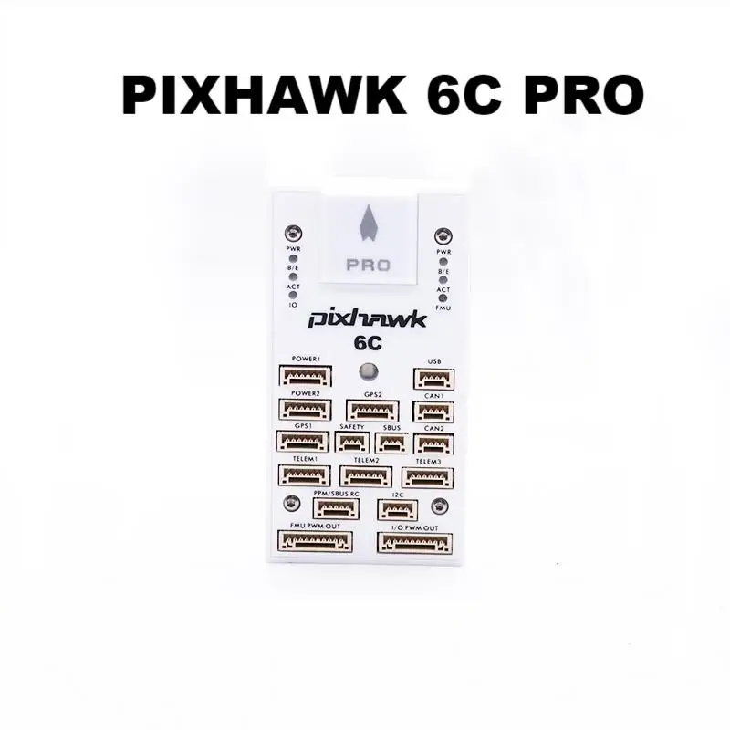 PIXHAWK 6C PRO biała powłoka PX4 32 Bit kontroler lotu Autopilot z 4G SD wbudowanym brzęczykiem radiowym telmetrią V6