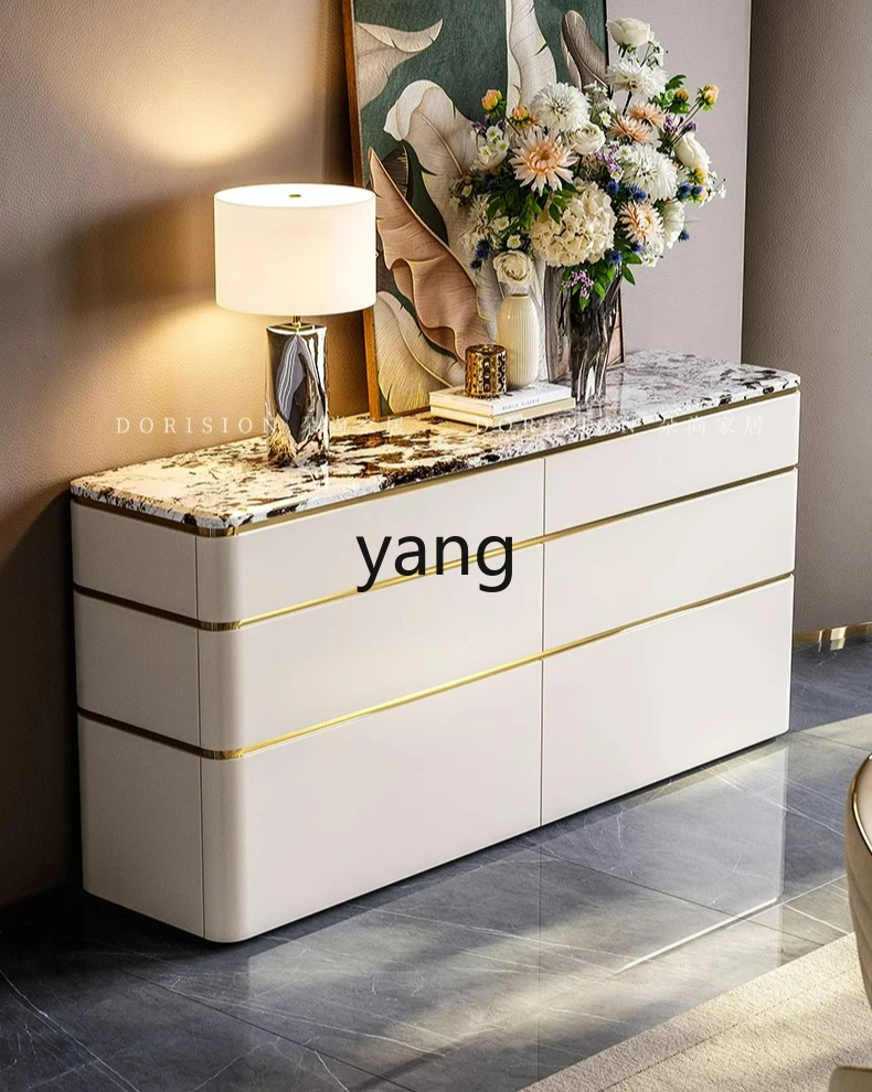 LTT Light Luxury Six-Drawer Cabinet Modern Simple Sideboard Bedroom French Bedside Storage Cabinet