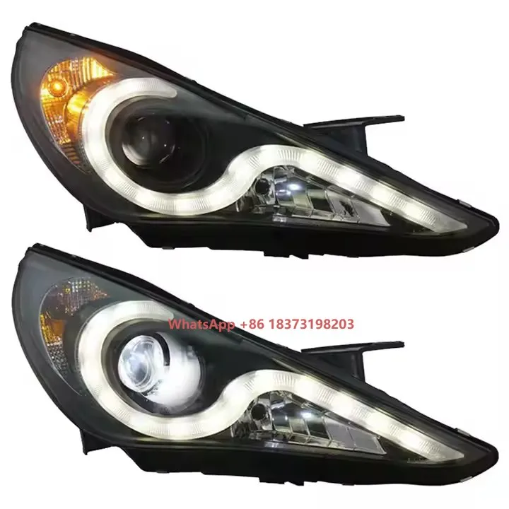 8th Generation Hyun/dai Sonata 2010-2015 LED Headlights Double Xenon Automotive Headlamp with 6000k Color Temperature Retrofit