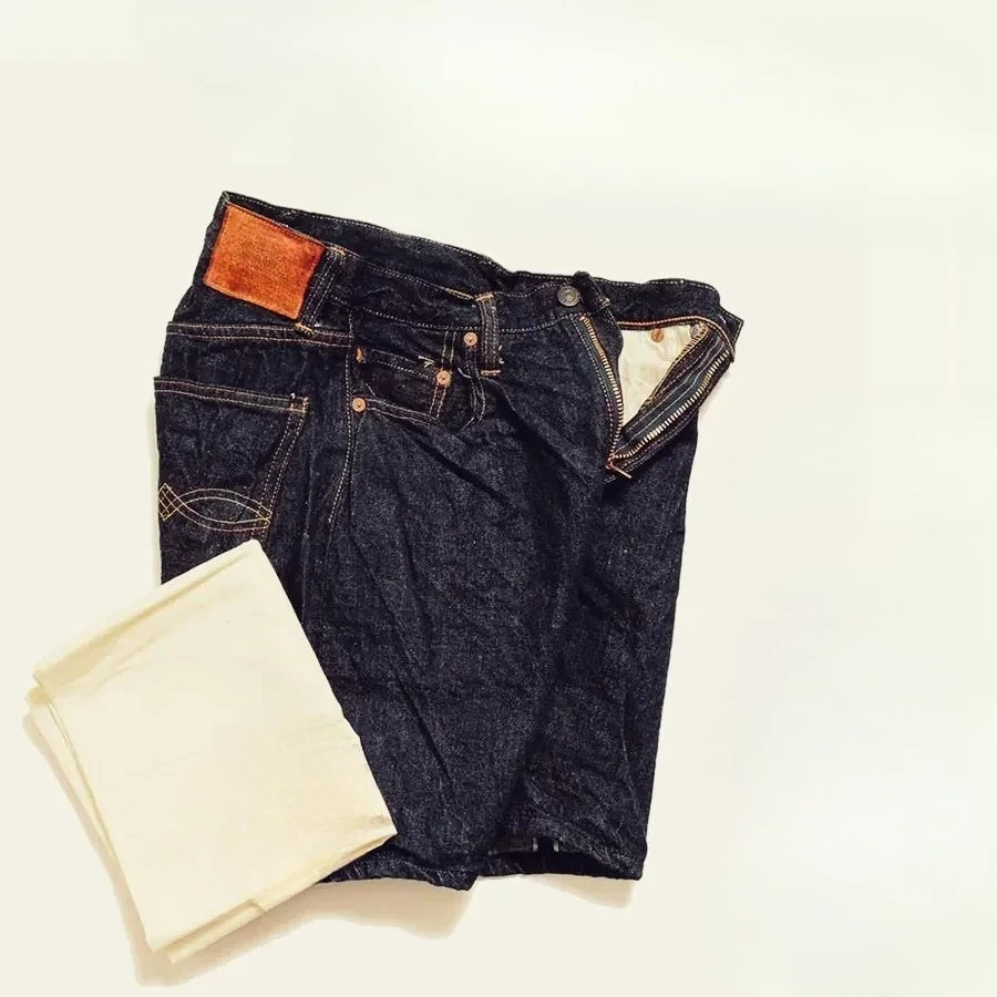 2026 New WAREHE DK DIGR 1960s five-pocket retro red-eared denim shorts