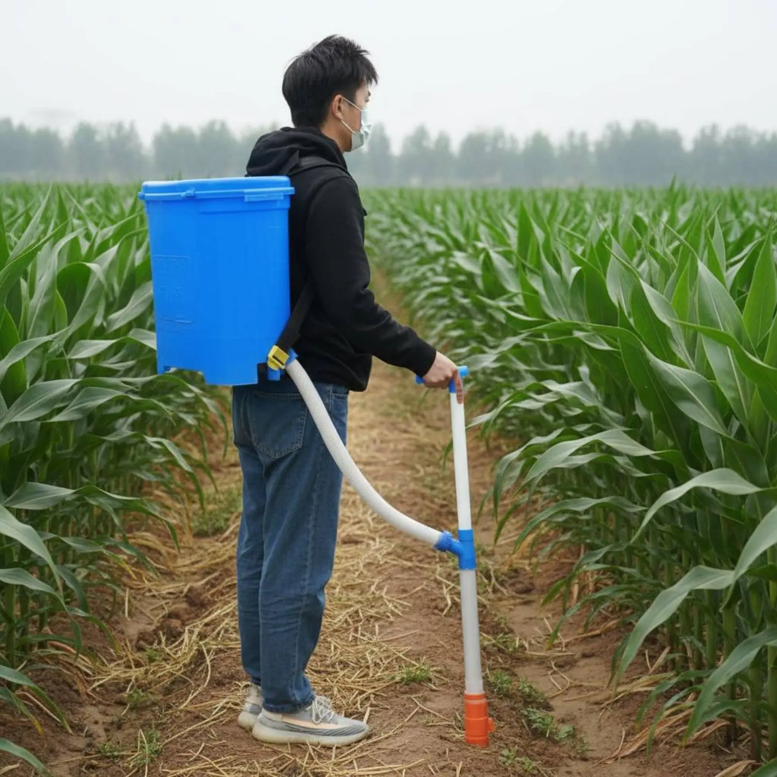 

Рюкзачный аппликатор для внесения почвоулучшителей, легкий ручной гранулятор для почвы, эргономичный дизайн