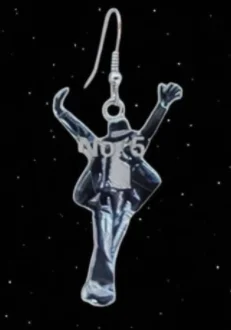Michael Jackson Earring Pop Dancer MJ Dancing Rock Roll Stud Fashion Enamel Hot Ear Pendant Gift jewelry