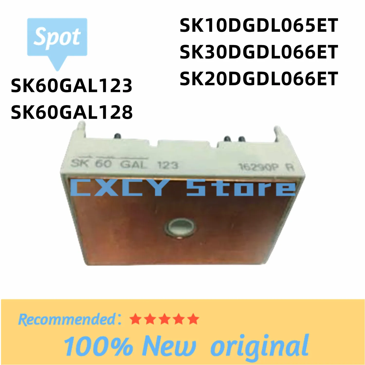 

100% Working Original SK60GAL123 SK60GAL128 SK10DGDL065ET SK30DGDL066ET SK20DGDL066ET