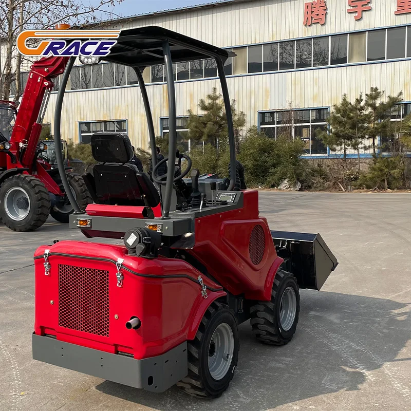 3-Tonnen-Radlader, Diesel, hydraulischer Hochleistungslader für den technischen Bau