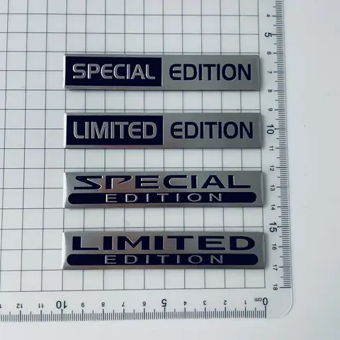 3D Metal LIMITED EDITION Emblem Sticker Aluminium Logo Car Fender Badge Trunk Decal Special EDITION Stikcer Accessories 10 best sales lada logo - №2