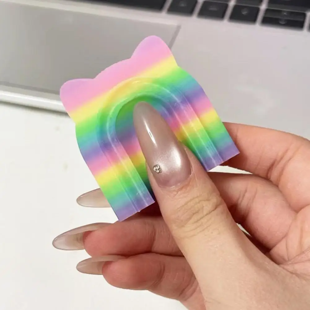 Cat Eye Auxiliary Tool, Professional Portable Nail Glass Kit, Eye Salon DIY Cat Nail Effect Art Mirror U1P0