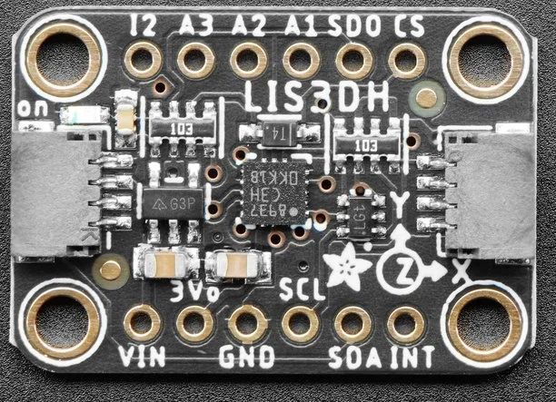 2809 Acceleration Sensor Development Tools xx LIS3DH Triple-Axis Accelerometer (+-2g/4g/8g/16g)