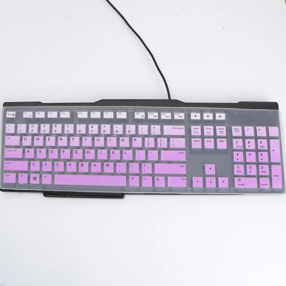 

Защитная пленка для клавиатуры, 1 шт., силиконовый чехол, ультратонкий пыле- и водонепроницаемый защитный чехол, совместимый с Dell Kb216 Km636 Optiplex