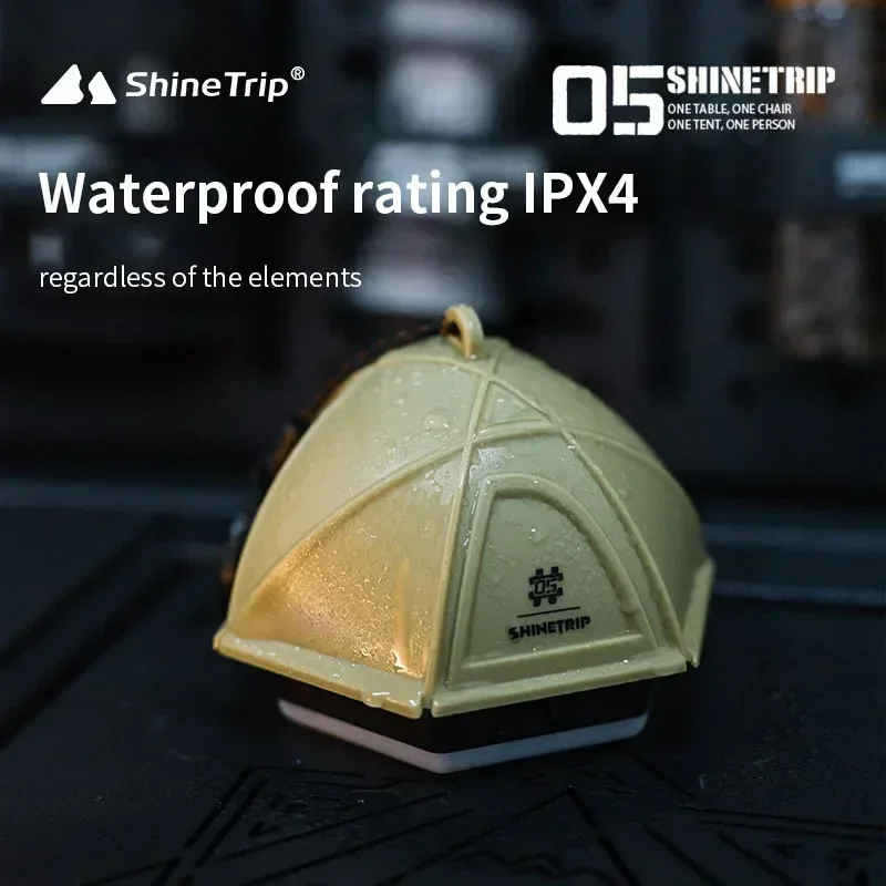 ShineTrip Camping Patrol Light Outdoor 05 Series Lampy namiotowe Bezstopniowe przyciemnianie Długa żywotność Camping Ambient Light Patrol Lights