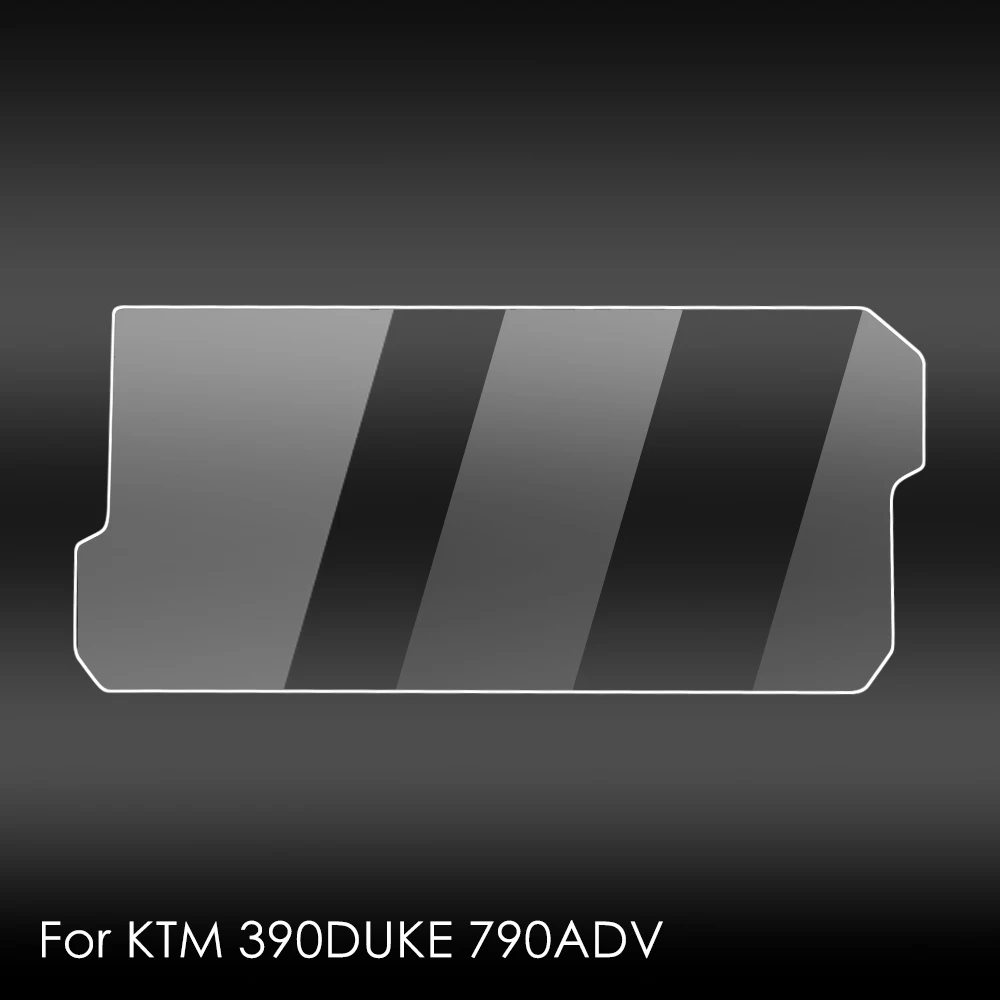 2PCS Kit Tempered Glass Motorcycle Dashboard Screen Protector for KTM 390DUKE 790ADV