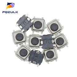 50PCS Super Tiny Tactile Push Button Switch Phone Button SMD Micro Momentary Switch 3X3X1.5mm PCB Mounting Black