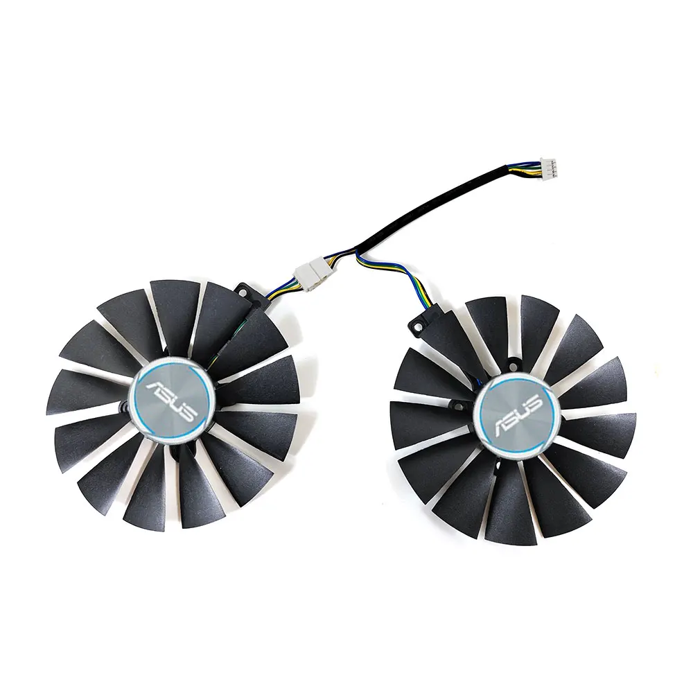 2PCS 87MM PLD09210S12HH GTX1060 GTX1070 RX480 Cooler Fan For ASUS Dual Series GTX 1070 1060 RX 480 470 570 Graphic Cards