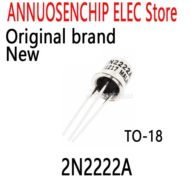  10PCS New and Original 2N2222 40V 0.8A TO-18 2N2222A 