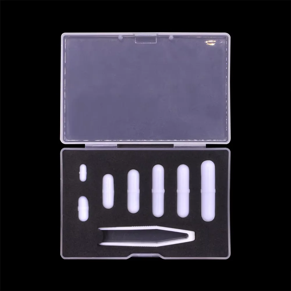 

7pcs/lot Mixed Size Stir bar PTFE Magnetic Stirrer Mixer Stir Bars