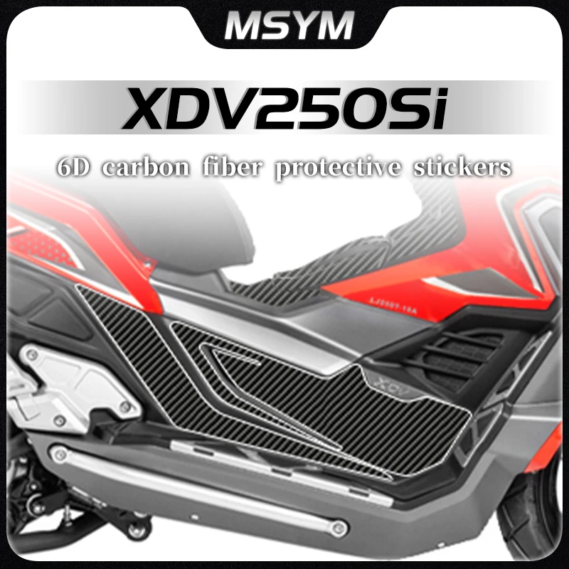

motorcycle 6D Carbon fiber protective film full body sticker film scratch resistant accessories For LONGJIA XDV250Si xdv 250si