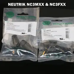 60PCS/lot 100%New Brand For NEUTRIK connector 30PCS NC3MXX & 30PCS NC3FXX Male & femelle 3PIN XLR Connecteur avec!