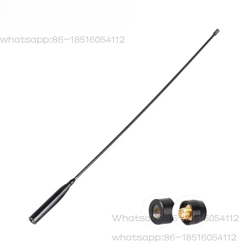

SRH771 Metal Base UV Double-stage Soft Bendable Walkie-talkie Antenna 42cm