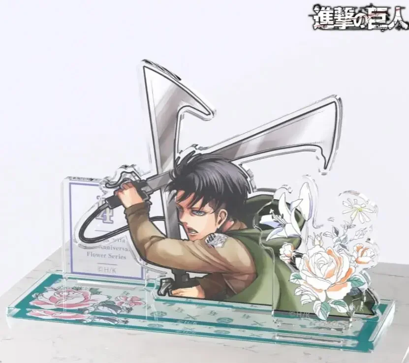 Anime Eren Mikasa Erwin Levi Armin DIY Custom Acrylic Stand Plate Cartoon Cosplay Figure Character Prop Decorative Gifts