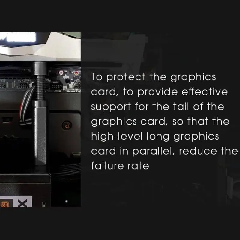 652F 알루미늄 GPU 지원 홀더 PC GPU 브래킷용 그래픽 비디오 카드 브래킷