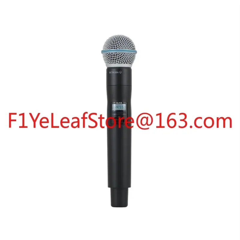 Professional QLX24D Vocal Mic QLXD4 Dual Channel for Stage Handheld BETA58 Mic BETA87 Bodypack Headset QLXD4 Wireless Microphone