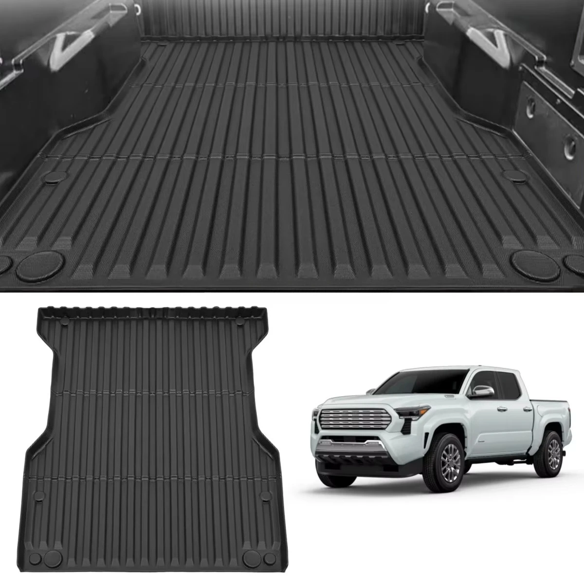 Interior Accessories TPE Pickup Car Mats for Toyota TACOMA Truck Bed Mat 2024
