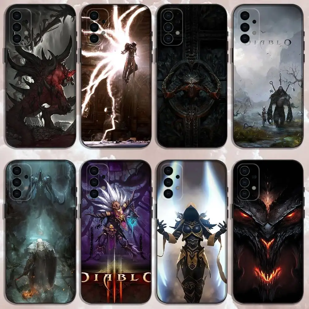 

Game D-Diablo Phone Case For Samsung Galaxy A13,A21s,A22,A31,A32,A52,A53,A71,A80,Soft Black Shell