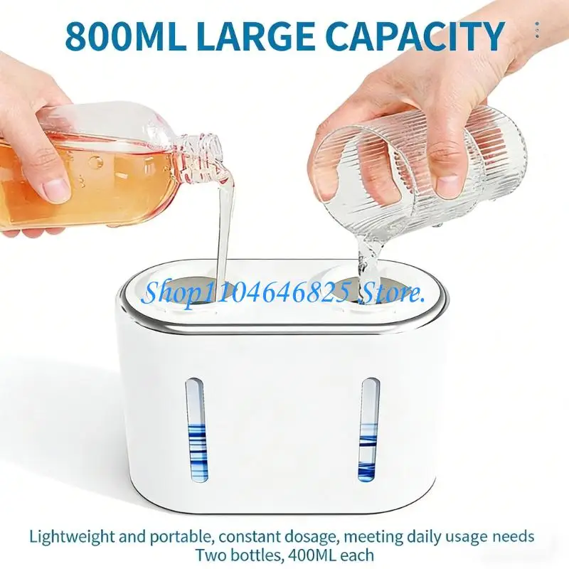 Intelligent double Outlet Soap Dispenser Operations Per Perfect For Busy Homes