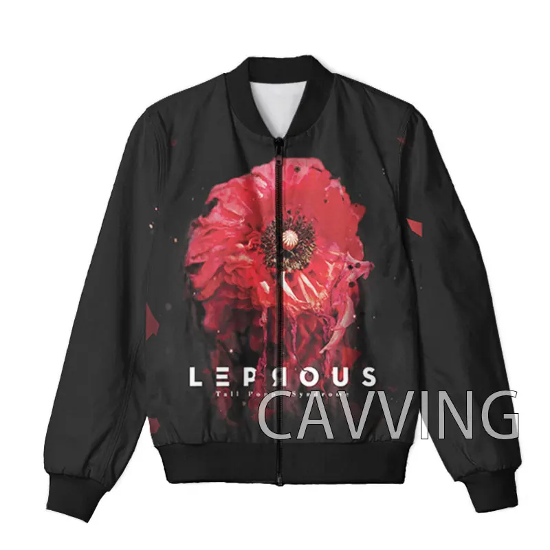 

CAVVING 3D Printed Leprous Band Zipper Bomber Jackets Men Overcoat Mens Coat Zip Up Jackets for Women/Men