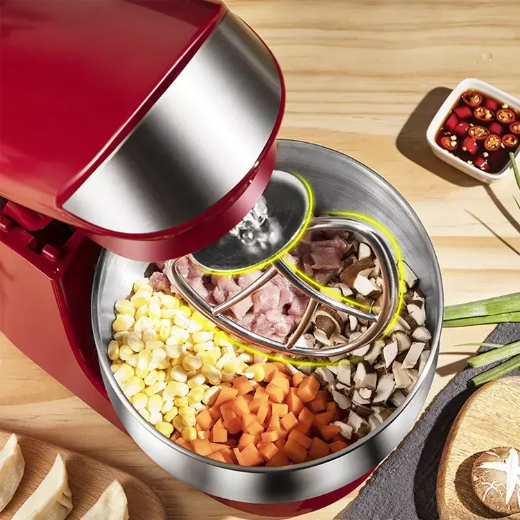 4-5L電動ミキサー キッチンロボット 1500w 製菓生地 家庭用キッチン家電 スタンドフードミキサー