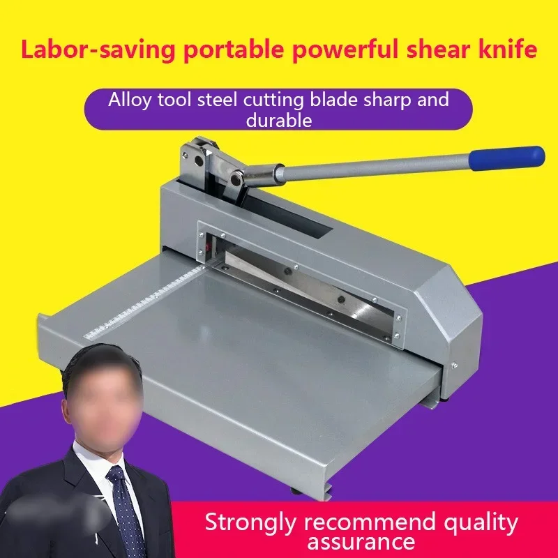 Aluminum Plate Cutting Machine Metal Plate Circuit Board Cutting Machine XD-322 Heavy Duty Shearing Knife