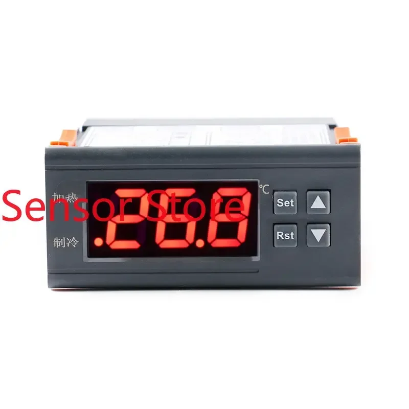 

5PCS DC12/24/AC220V Automatic ConstantTemperatureController,Refrigeration And Heating,2 Sets Of Outputs/upper Lower Limits,2