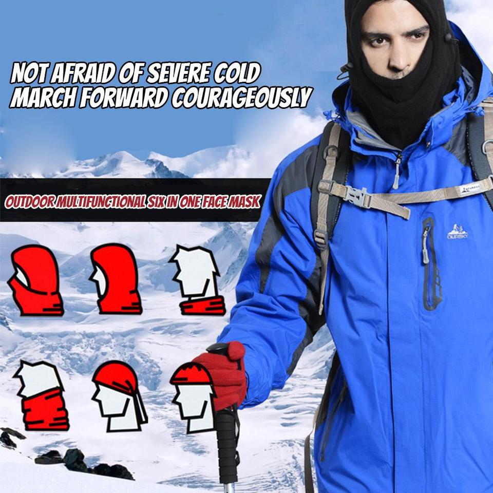  Winter Warm Fleece Balaclava,Outdoor Sport Ski Face Mask Neck Warmer Hood Head Hat Windproof Thermal for Riding,skiing,dailywear 