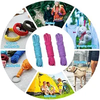 4 Size Dia.4mm 7 Stand Cores Paracord 550 For Survival Parachute Cord Lanyard  Climbing Camping Rope Hiking Clothesline Bracelet 6